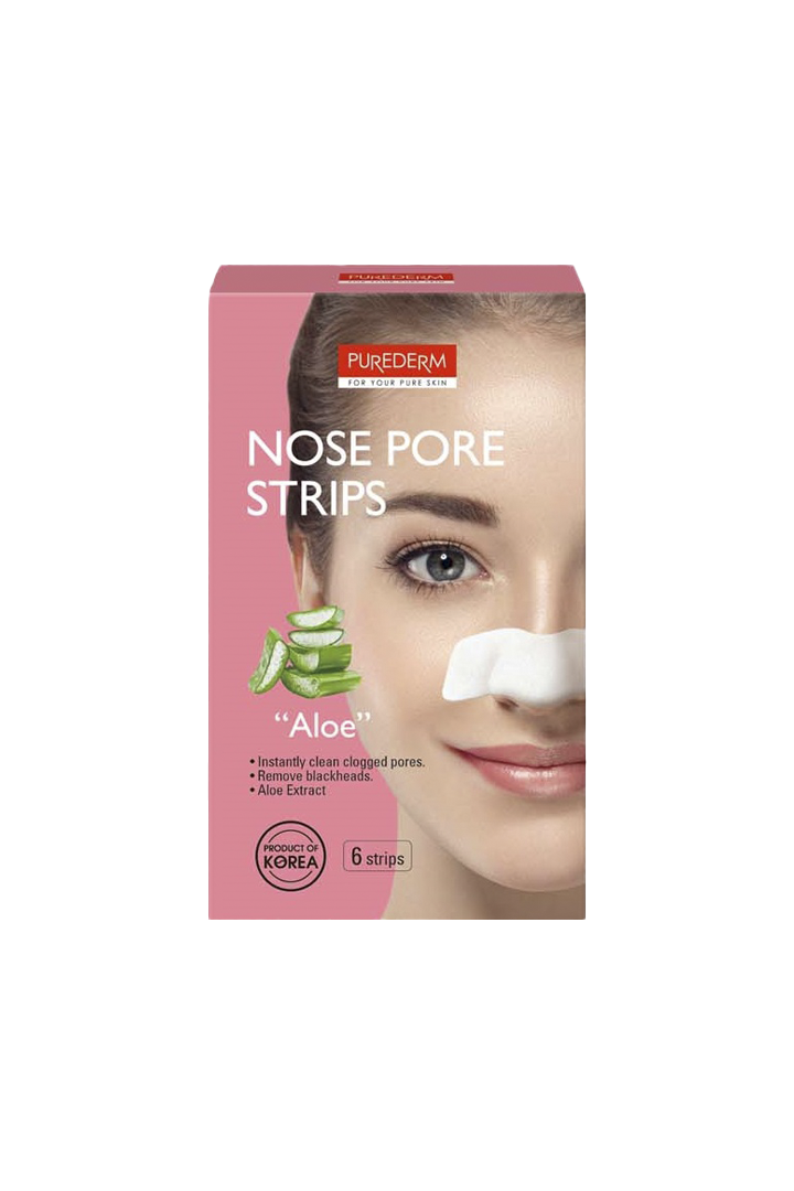 Aloe nose pore strips – Extrae puntos negros y espinillas aloe