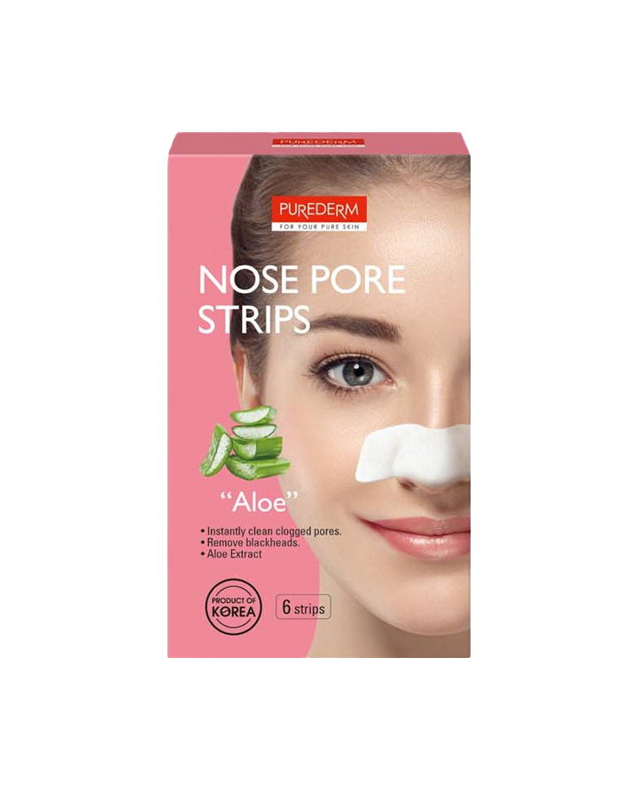 Aloe nose pore strips – Extrae puntos negros y espinillas aloe