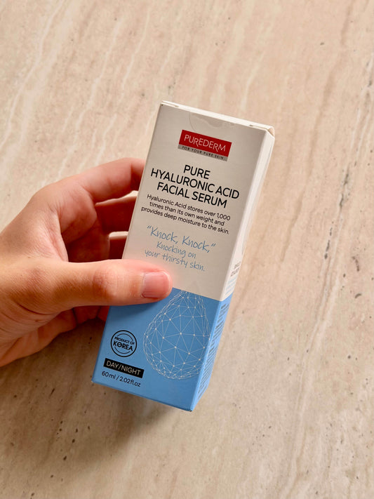 Pure hyaluronic acid facial serum – Sérum facial ácido hialurónico