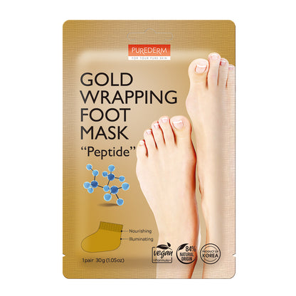 Gold wrapping foot mask “peptide”