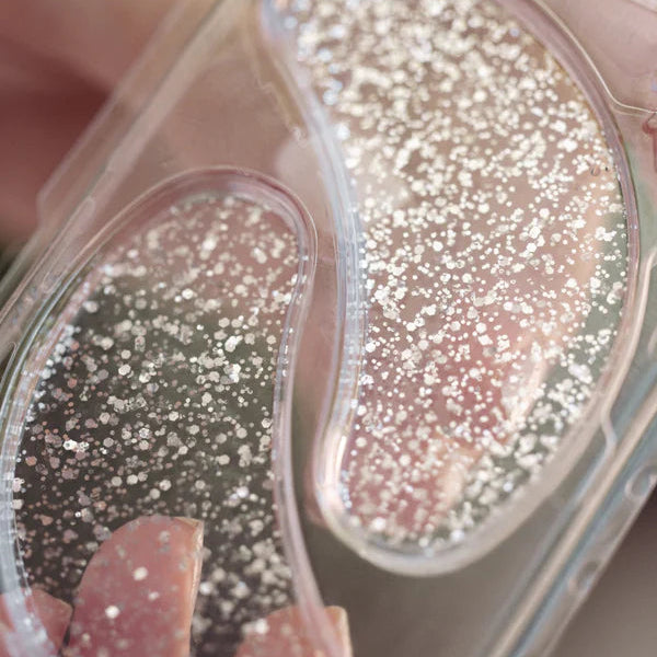 Shine glitter only:gel under eye mask